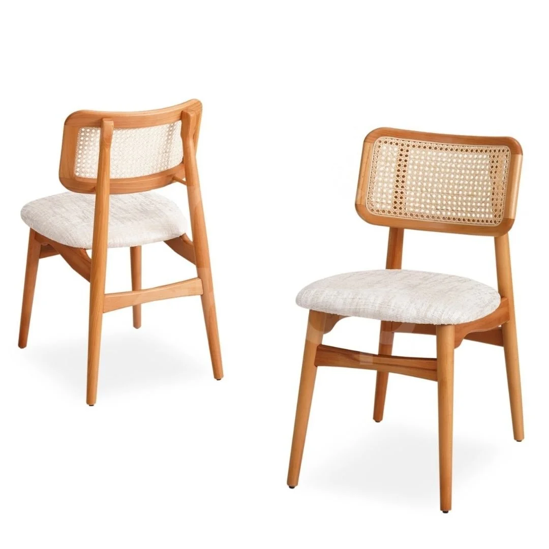 AHŞAP HASIRLI MUTFAK SANDALYESİ